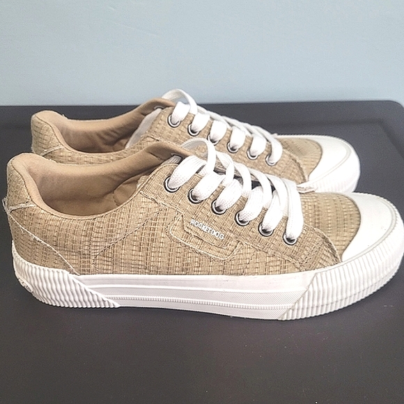 Rocket Dog Shoes - Rocket Dog cheery, Tan sneakers womens size 8